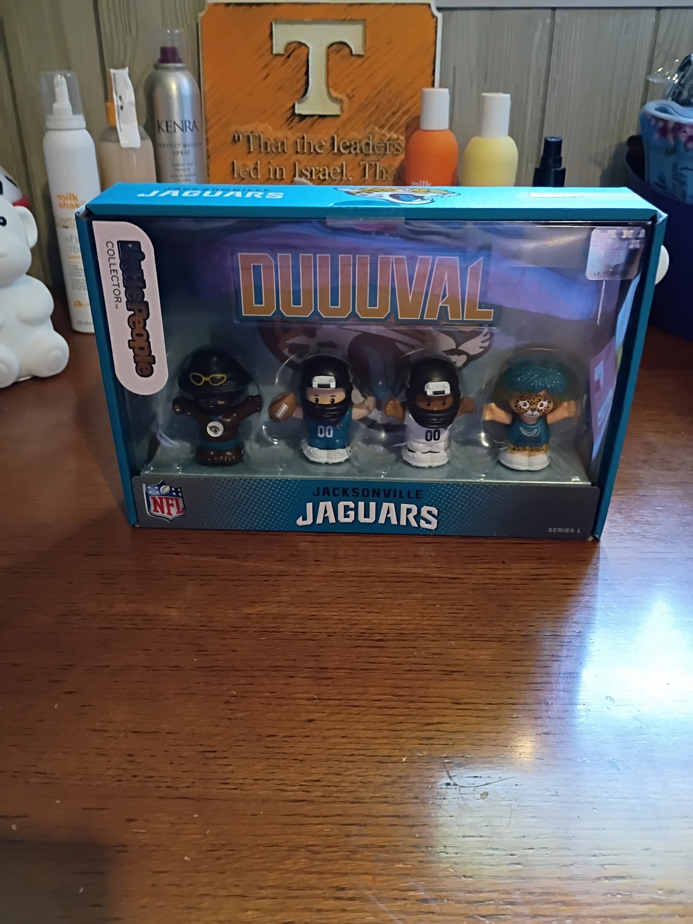 Jacksonville Jaguars DUUUVAL Team Mini Figure Set - Teal and Gold